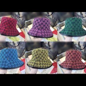 Unisex Logo Print Bucket Hat